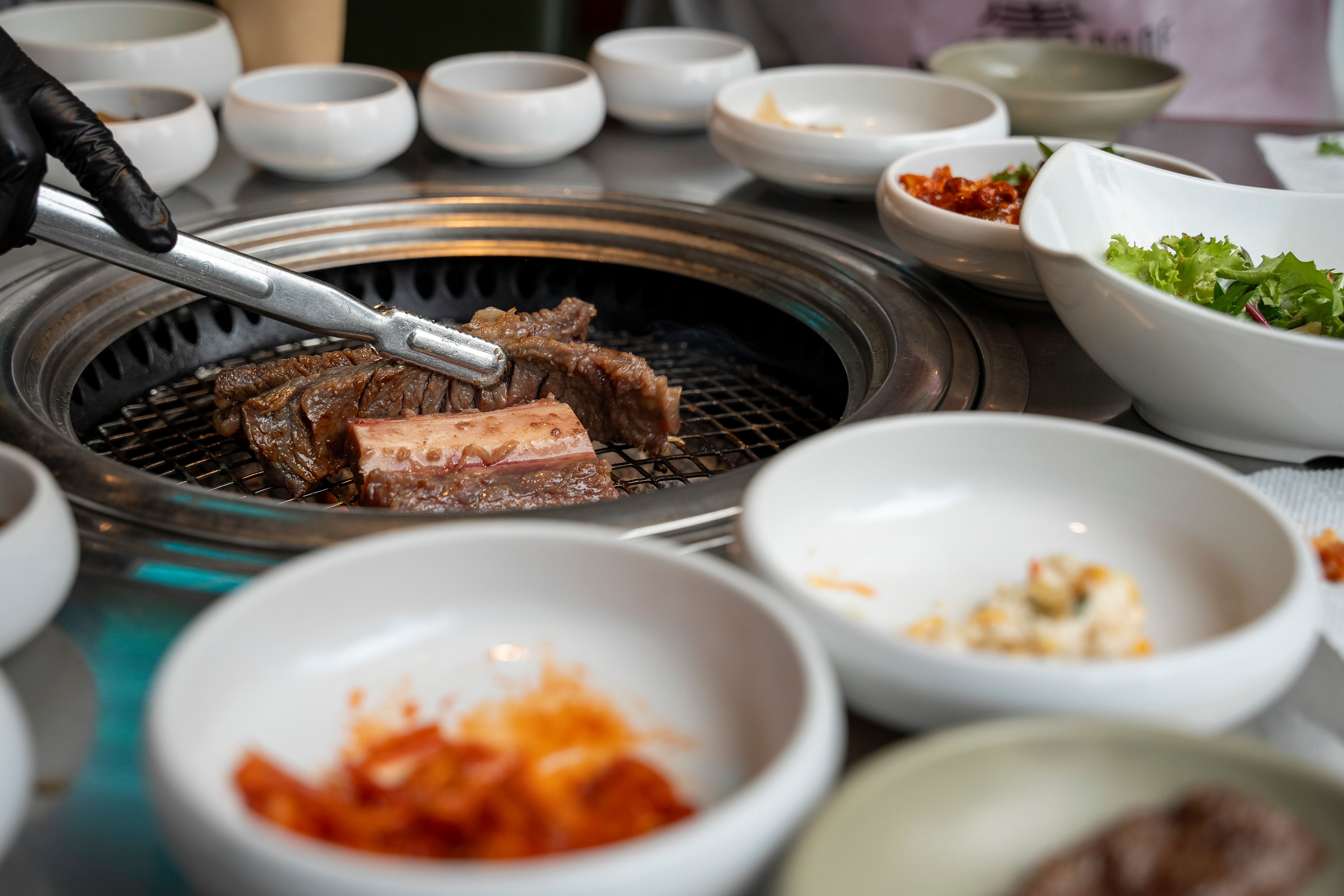 Takeout barbecue food